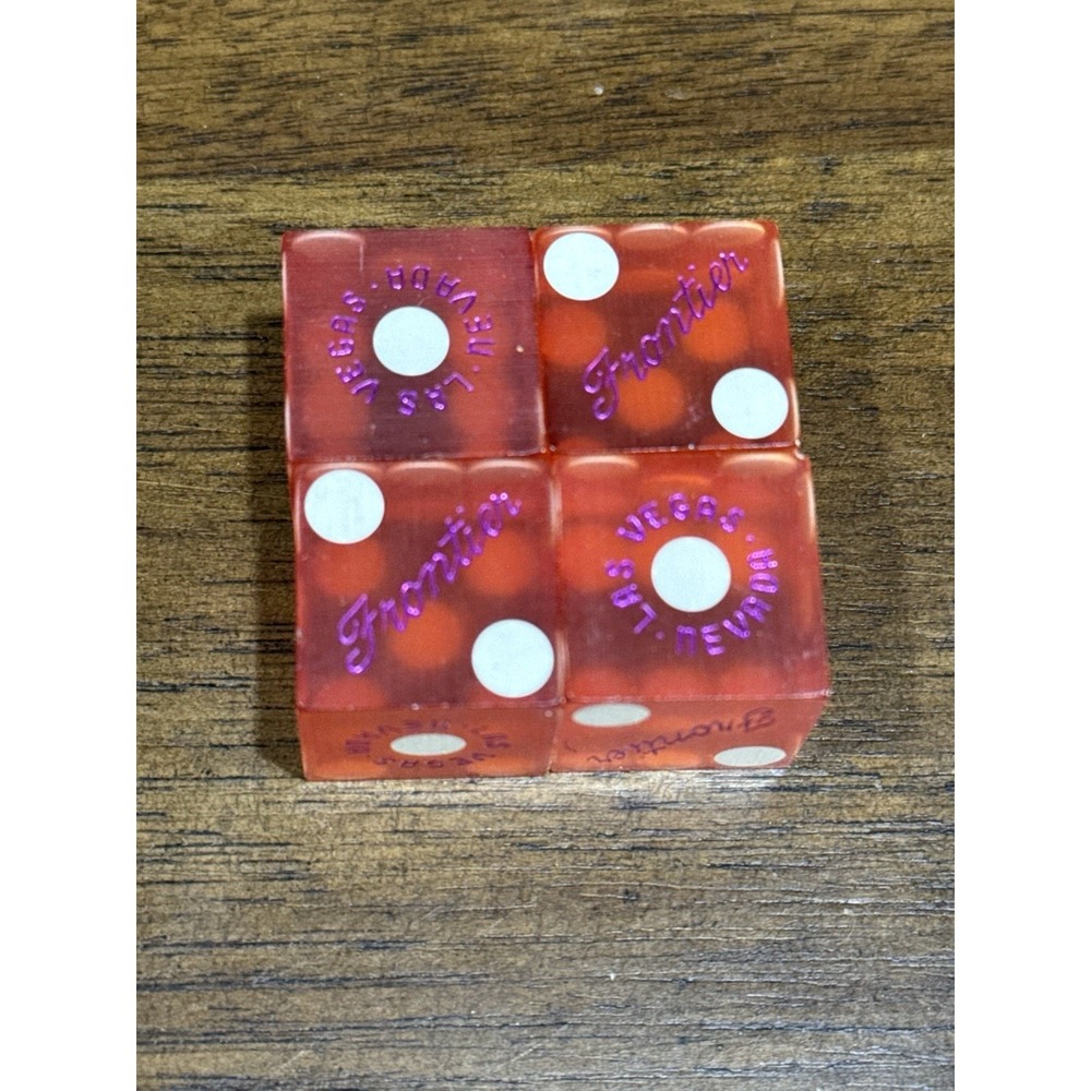 Vintage Casino Dice 4‎ Frontier/Stardust/Horseshoe Las Vegas Casino's